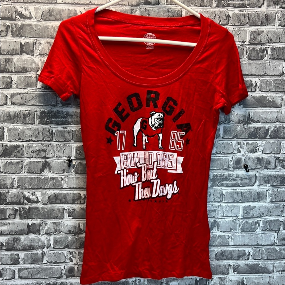 Georgia Bulldogs Red Women's Top‎